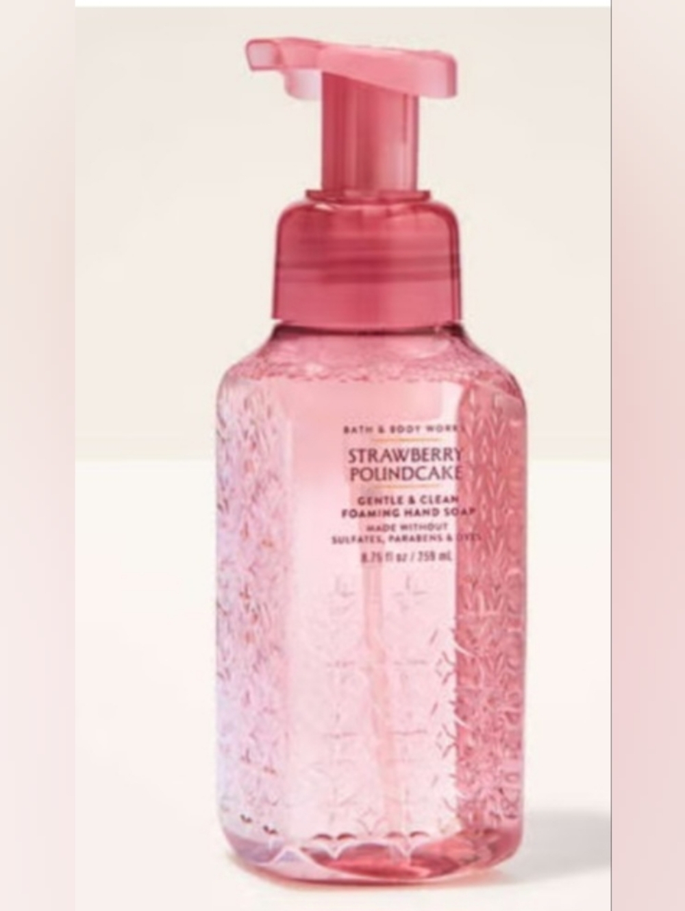 Bath & Body Works Strawberry Poundcake Foaming Hand Soap New
